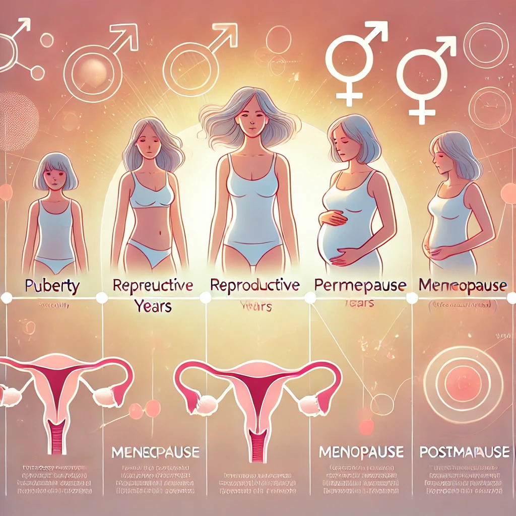 Hormonální změny v různých obdobích života ženy